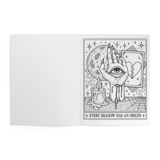 Dark Diaries Coloring Book — Gothic Art Coloring Book for Adults