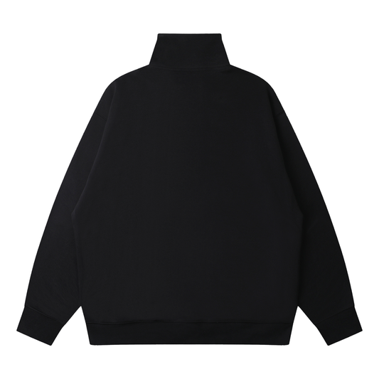 Spider Quarter-Zip Drop Shoulder Hoodie
