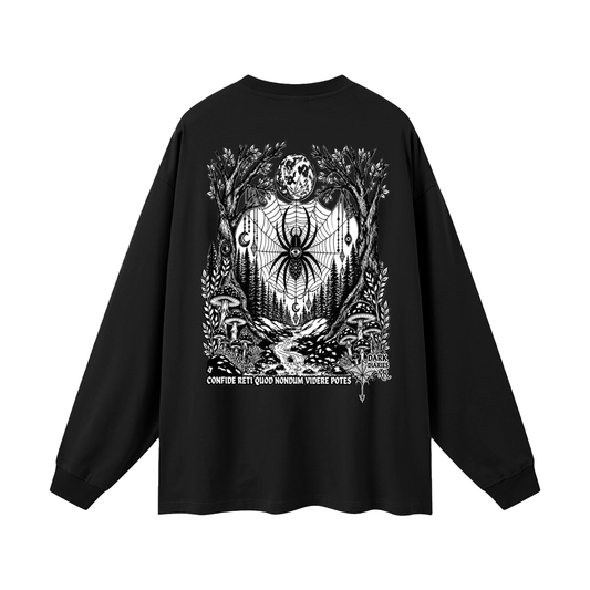Spider Oversized Unisex Long Sleeve T-Shirt