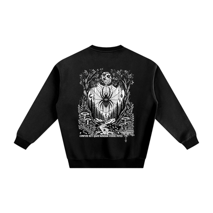 Spider Fleeced Crewneck