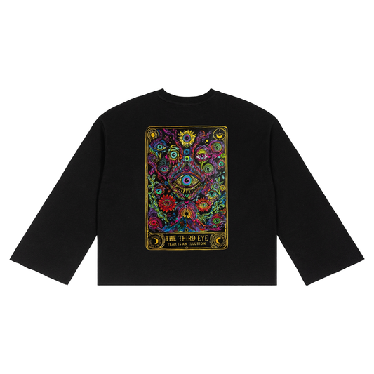 Tarot Unisex Waffle Raw Edge T-Shirt