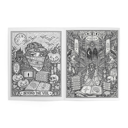 Dark Diaries Coloring Book — Gothic Art Coloring Book for Adults