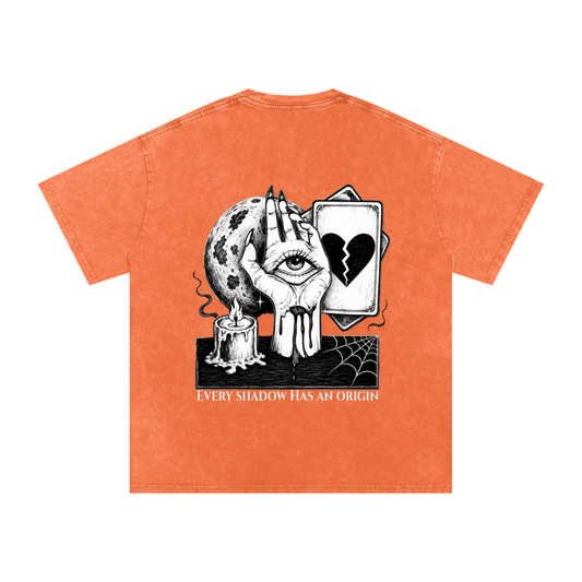 Signature Snow Washed Oversized Cotton T-Shirt