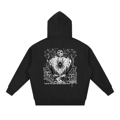 Spider Essential Oversized Fleece Boxy Hoodie