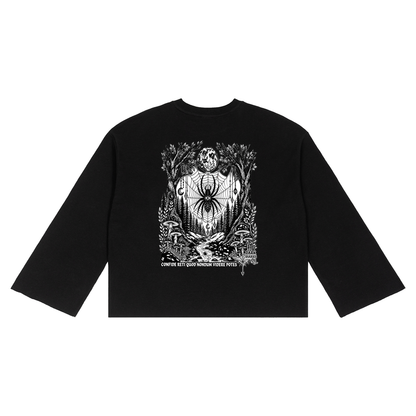 Spider Unisex Waffle Raw Edge T-Shirt