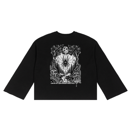 Spider Unisex Waffle Raw Edge T-Shirt