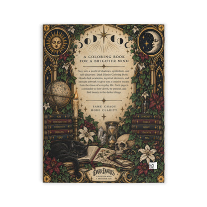 Dark Diaries Coloring Book — Gothic Art Coloring Book for Adults