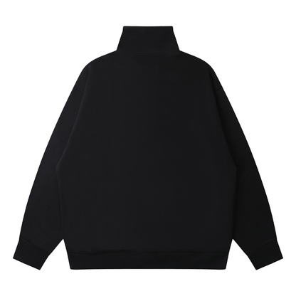 Signature Quarter-Zip Drop Shoulder Hoodie