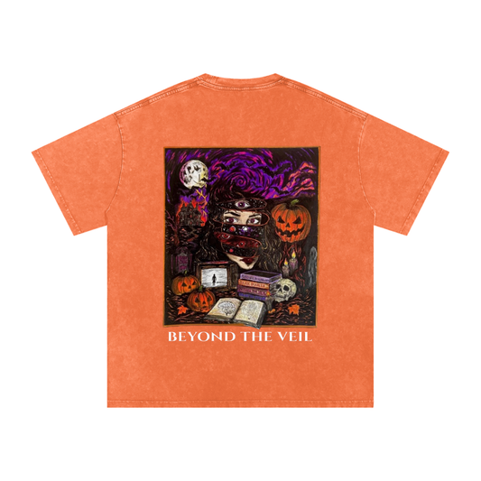 BTV Snow Washed Oversized Cotton T-Shirt