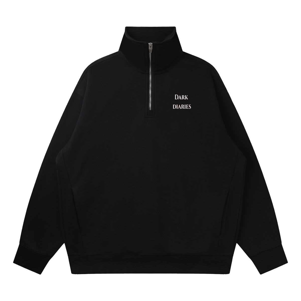 Signature Quarter-Zip Drop Shoulder Hoodie
