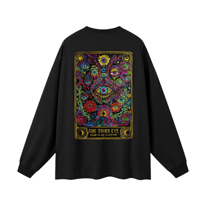 Tarot Oversized Unisex Long Sleeve T-Shirt