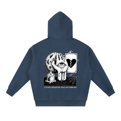 Signature Essential Oversized Fleece Boxy Hoodie